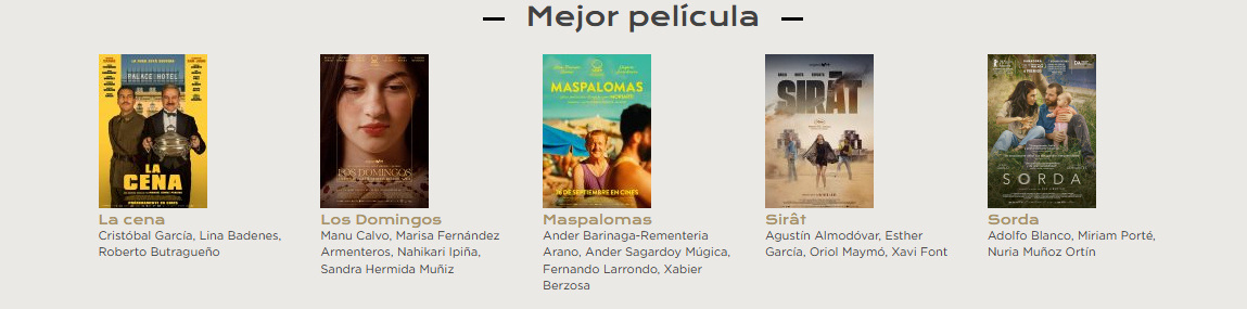 goya nominaciones 01 casinos seguros espana