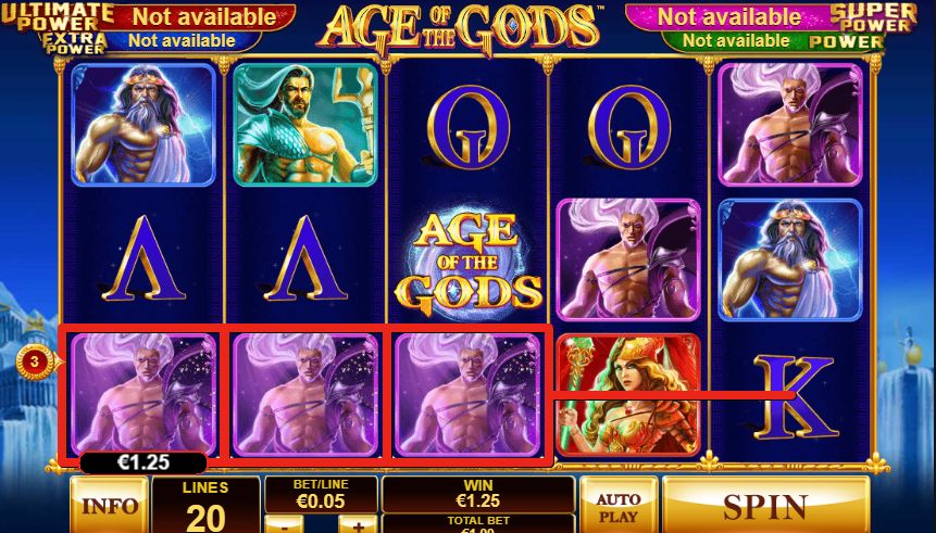 juego age of the gods playtech cs espana