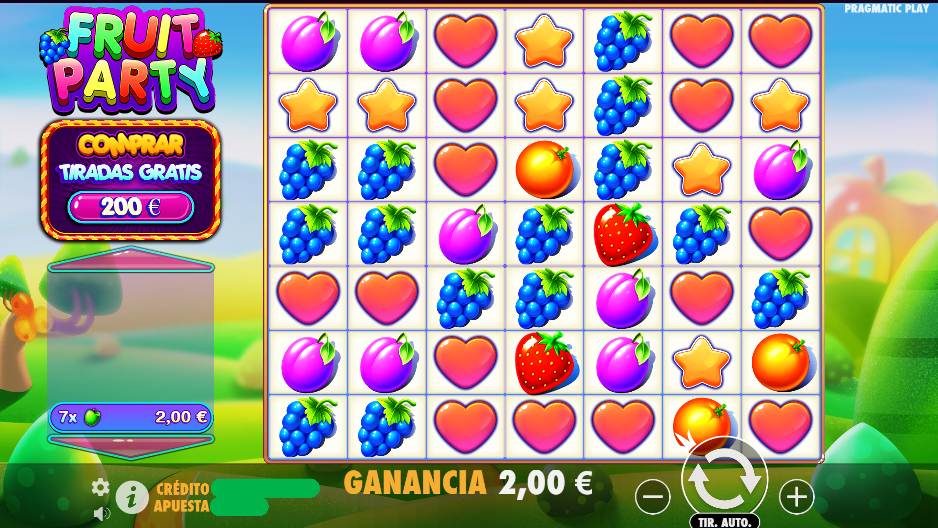 juego fruit party pragmatic play cs espana