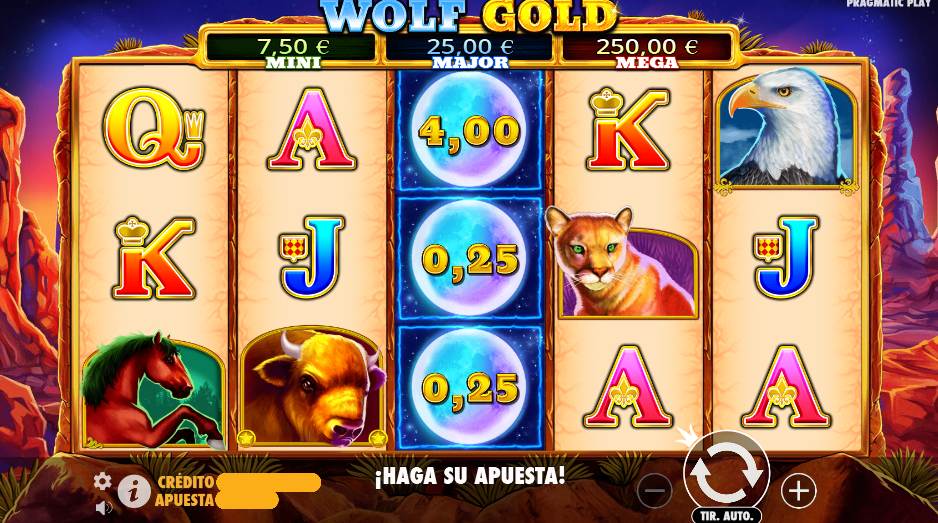 juego wolf gold pragmatic play cs espana