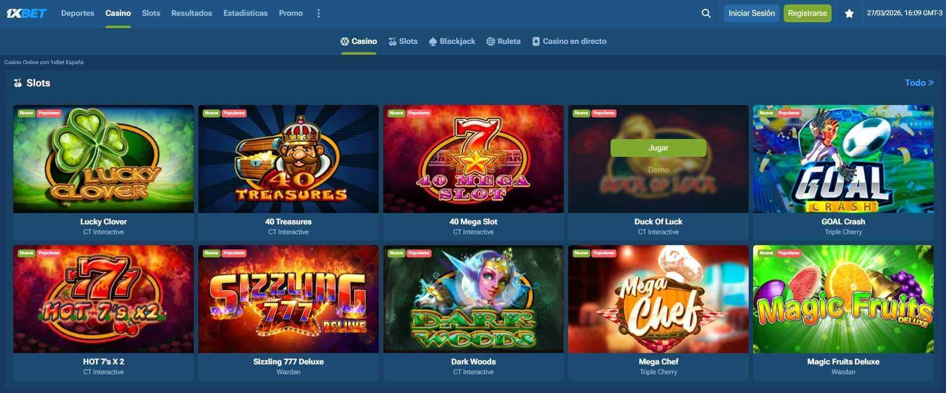 juegos de casino 1xbet casinos seguros espana