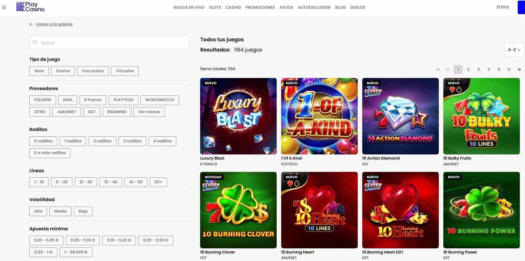juegos de casino oneplay casinos seguros espana