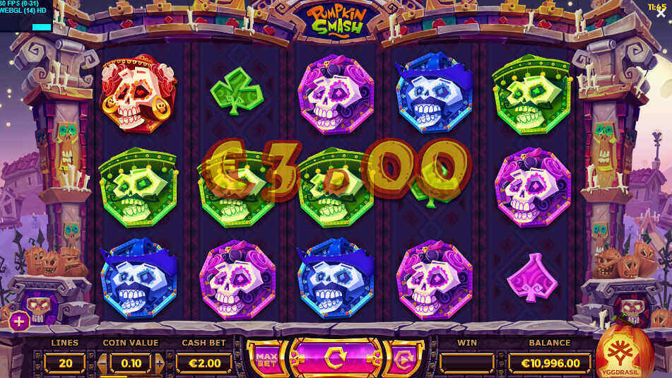 pumpkin smash halloween slots casinos seguros