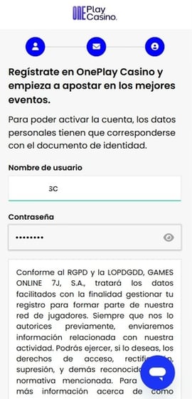 registro casino oneplay cuarto paso casinos seguros espana