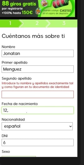 registro en 888casino segundo paso casinos seguros espana