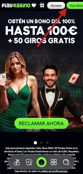 registro playkasino primer paso casinos seguros espana