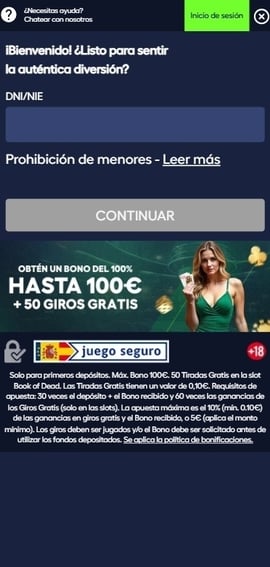 registro playkasino segundo paso casinos seguros espana