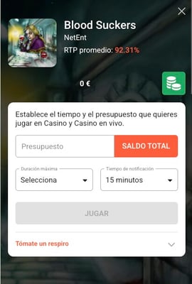 tragaperras blood suckers casinos online