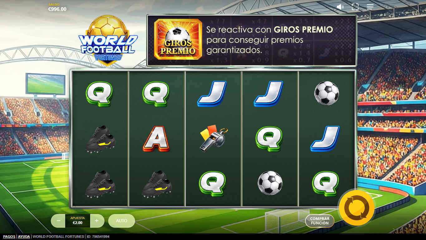 world football fortunes slot 02 cs espana