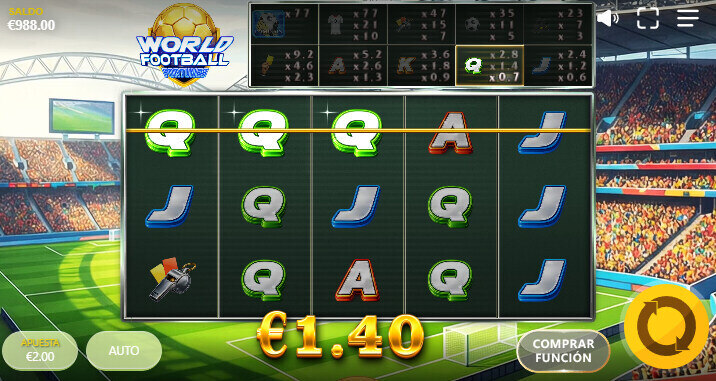 world football fortunes slot 04 cs espana