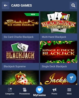 4 elige blackjack