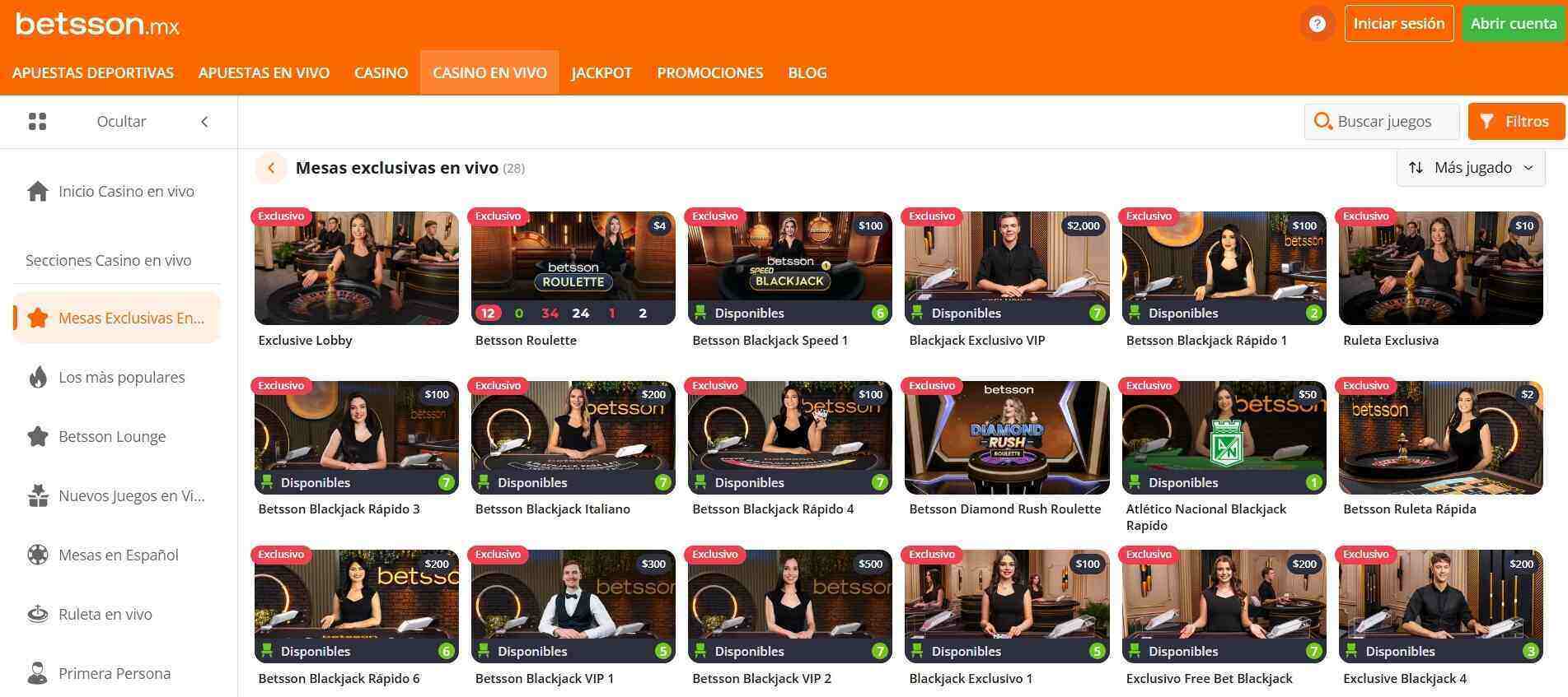 betsson mexico casino en vivo casinos seguros mexico