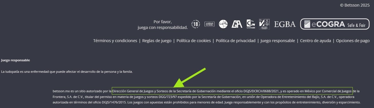 betsson seguridad casinos seguros mexico