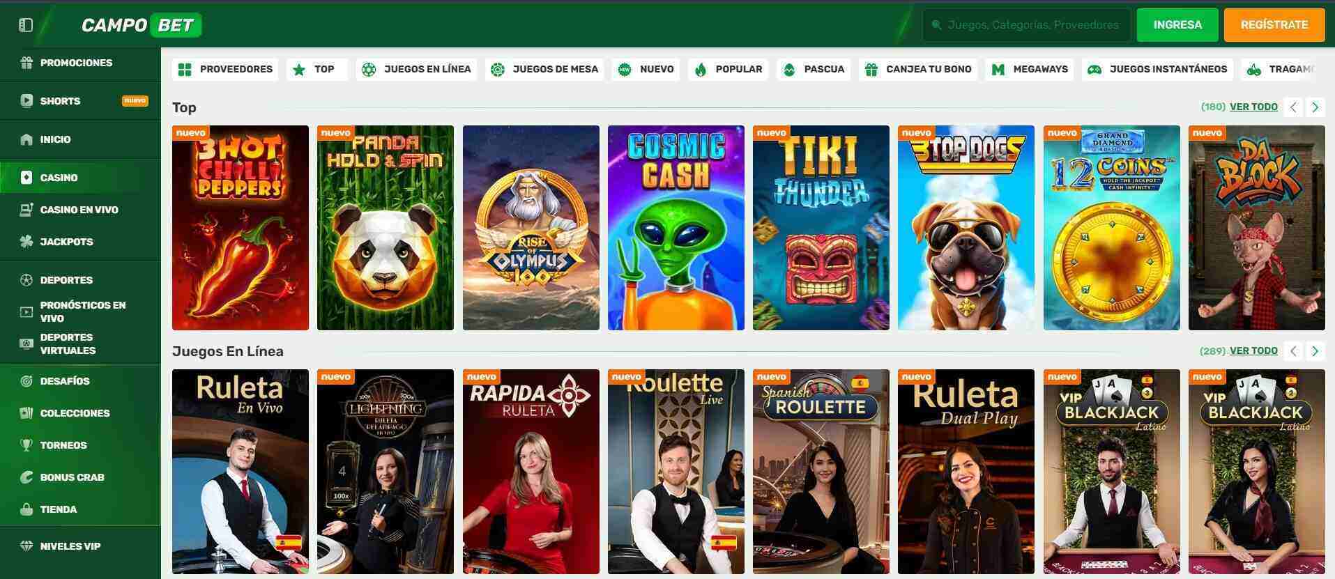 catalogo de juegos campobet mexico casinos seguros mexico