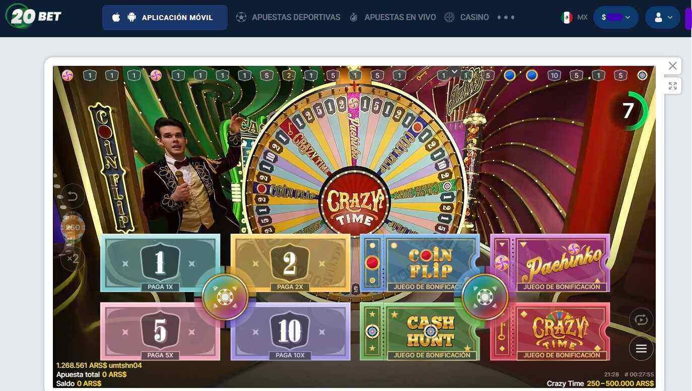 crazy time casinos seguros mexico