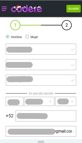 crear cuenta codere mexico casinos seguros 