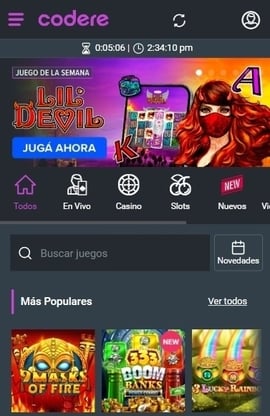 deposito transferencia bancaria codere paso cuatro casinos seguros mexico