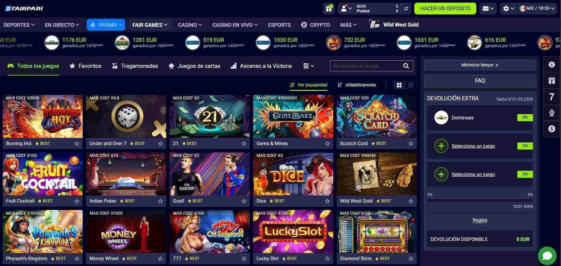 juegos de casino fairpari mexico casinos seguros mexico