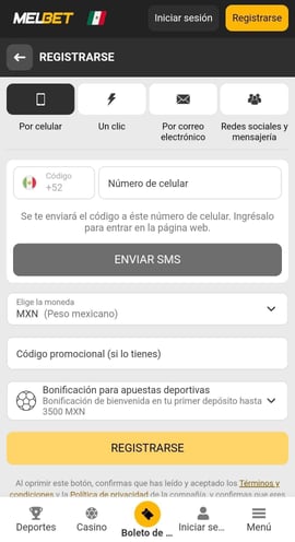 melbet registro 1 casinos seguros mexico