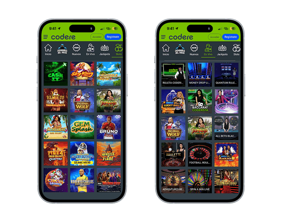 codere mx casino screenshot 2