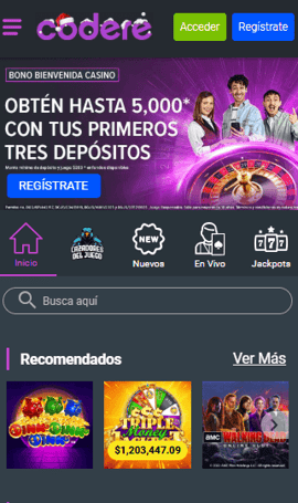 registro codere mexico casinos seguros