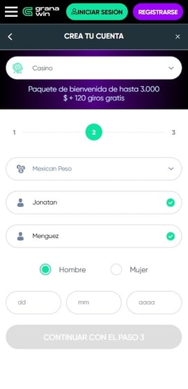 registro granawin mexico cuarto paso casinos seguros mexico