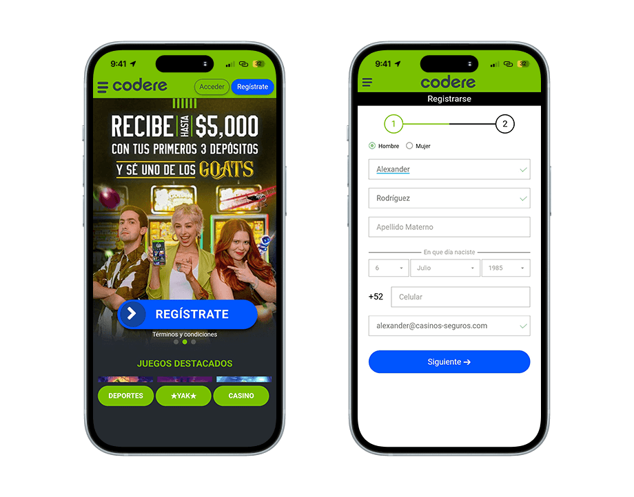 codere mx casino screenshot 1
