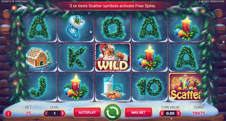 secrets of christmas slot