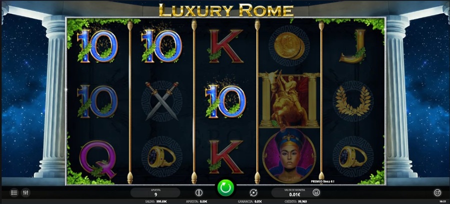 c s   luxury rome slot